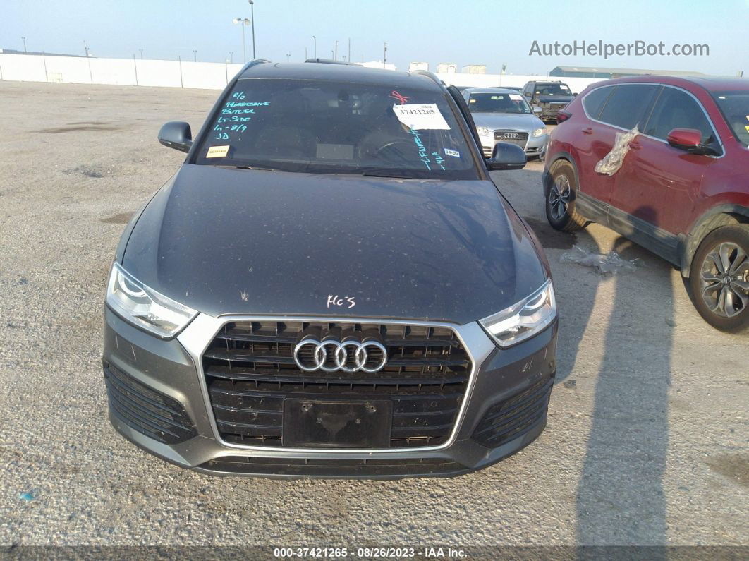 2018 Audi Q3 Premium/sport Premium Gray vin: WA1BCCFS6JR007018