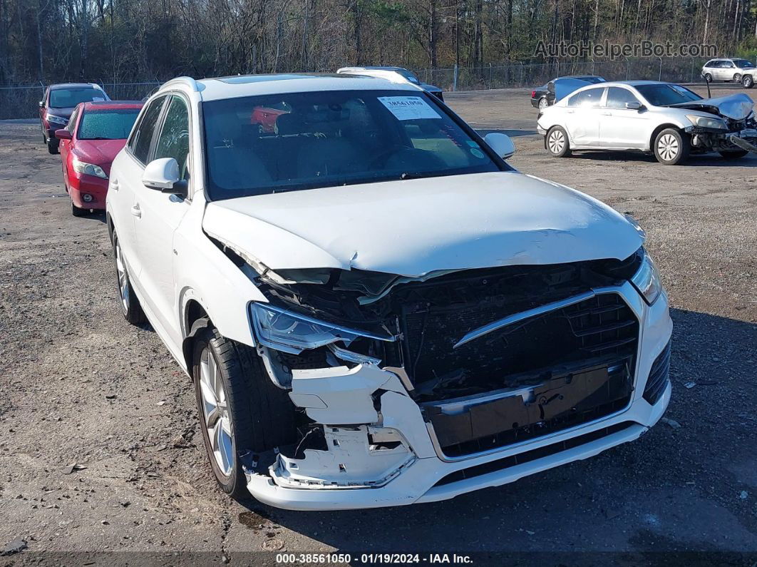 2018 Audi Q3 2.0t Premium/2.0t Sport Premium White vin: WA1BCCFS6JR012249