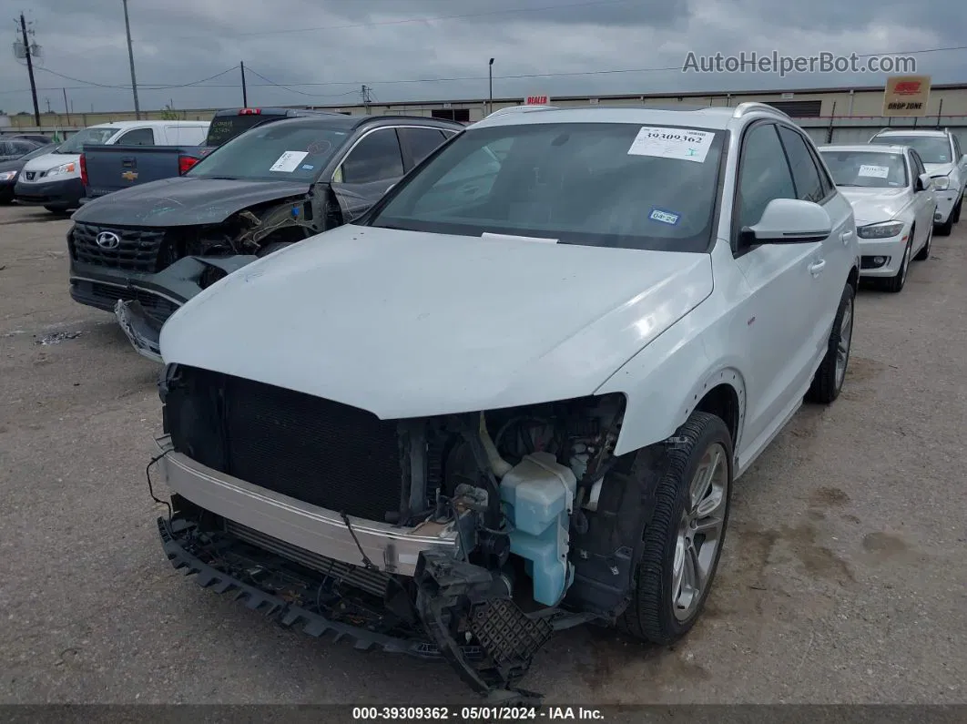 2018 Audi Q3 2.0t Premium/2.0t Sport Premium White vin: WA1BCCFS6JR025664