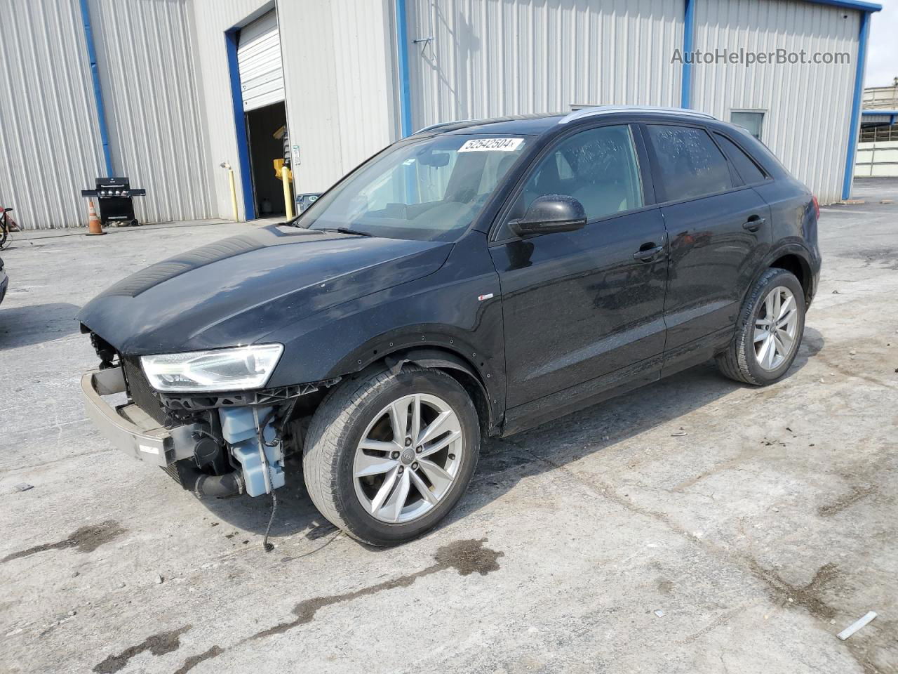 2018 Audi Q3 Premium Черный vin: WA1BCCFS7JR023650