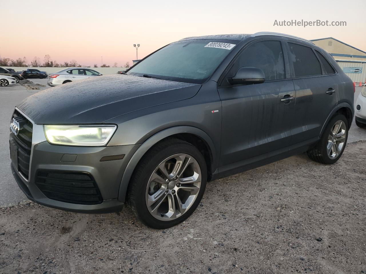 2018 Audi Q3 Premium Gray vin: WA1BCCFS8JR004640