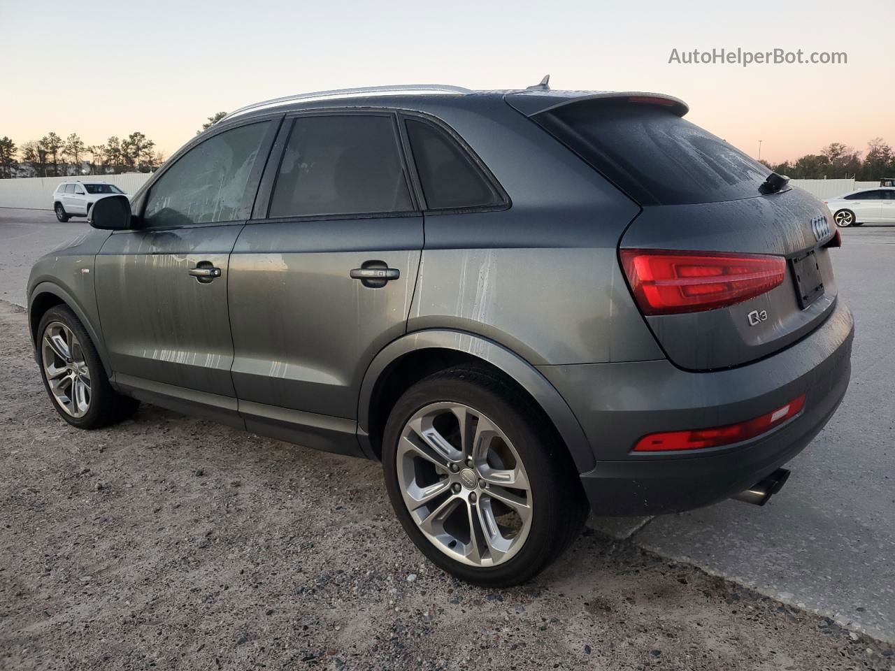 2018 Audi Q3 Premium Gray vin: WA1BCCFS8JR004640