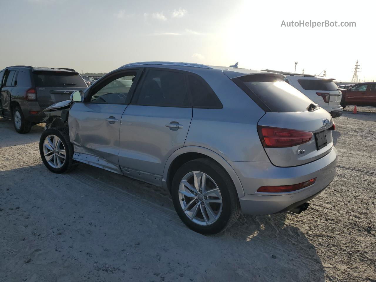 2018 Audi Q3 Premium Silver vin: WA1BCCFS9JR010236