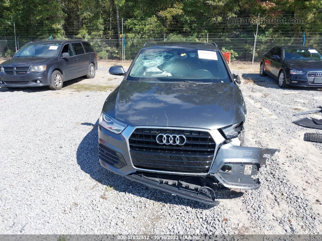 2018 Audi Q3 2.0t Sport Premium Gray vin: WA1BCCFS9JR015405