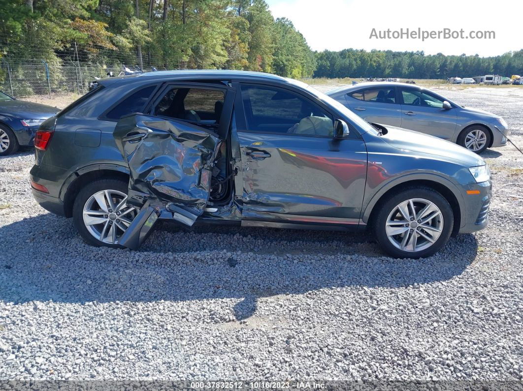 2018 Audi Q3 2.0t Sport Premium Gray vin: WA1BCCFS9JR015405