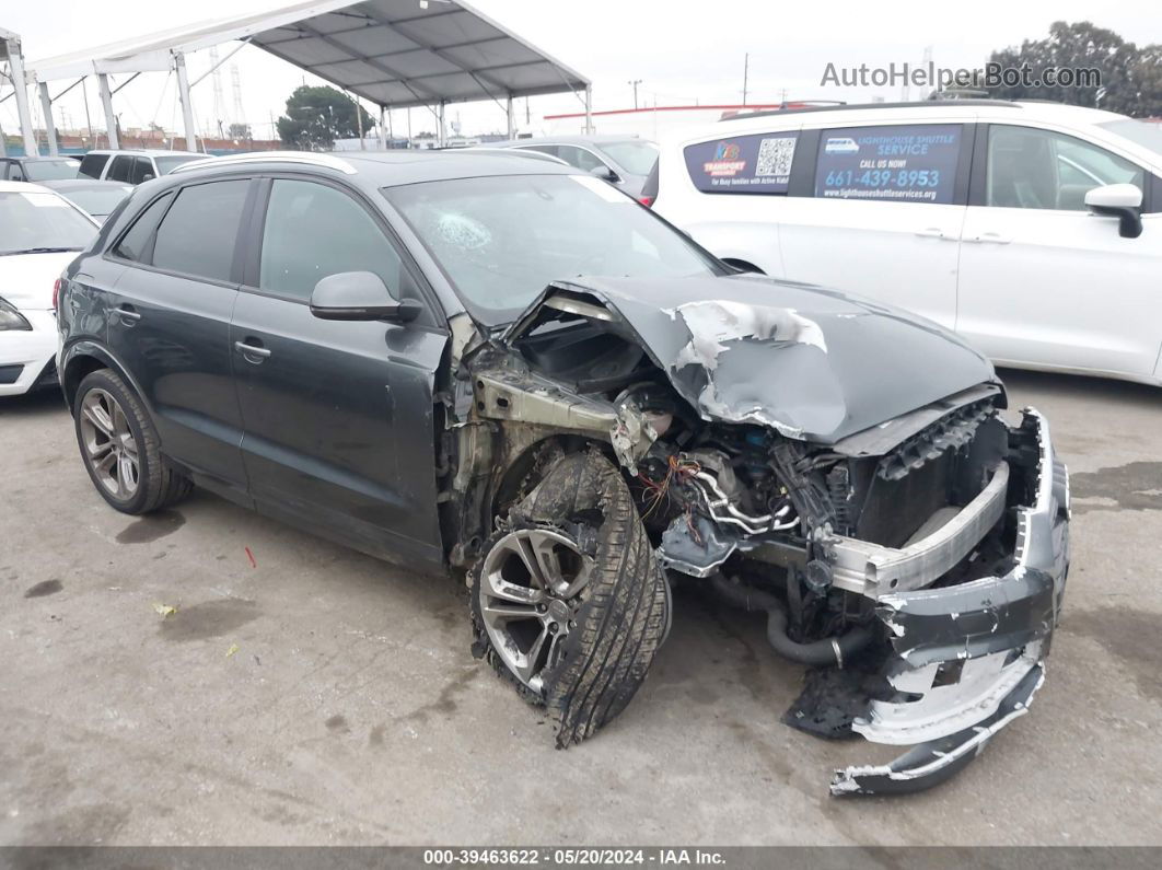 2018 Audi Q3 2.0t Premium/2.0t Sport Premium Gray vin: WA1BCCFSXJR019978