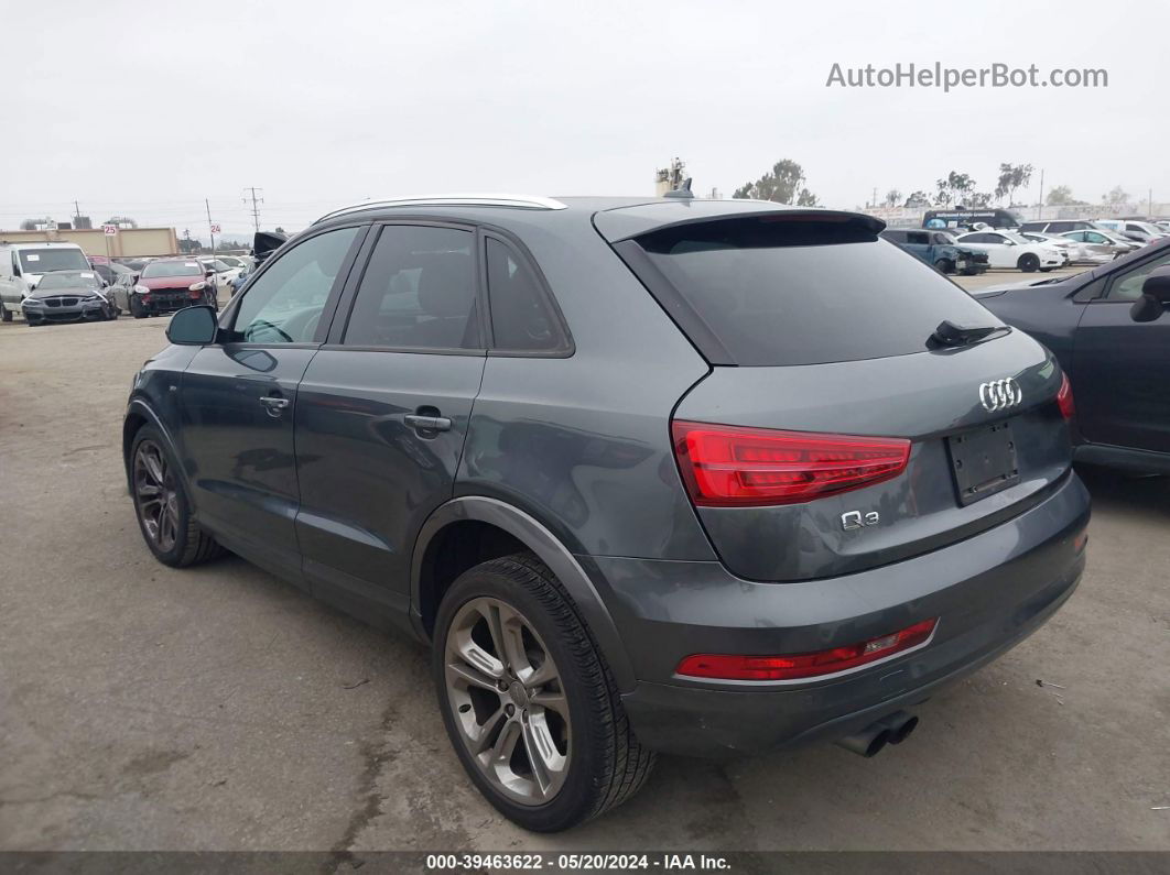 2018 Audi Q3 2.0t Premium/2.0t Sport Premium Gray vin: WA1BCCFSXJR019978