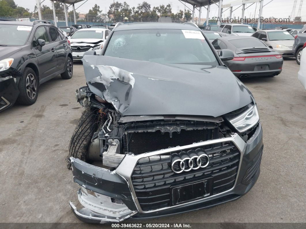 2018 Audi Q3 2.0t Premium/2.0t Sport Premium Gray vin: WA1BCCFSXJR019978