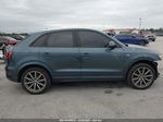 2018 Audi Q3 2.0t Premium/2.0t Sport Premium Blue vin: WA1BCCFSXJR028261