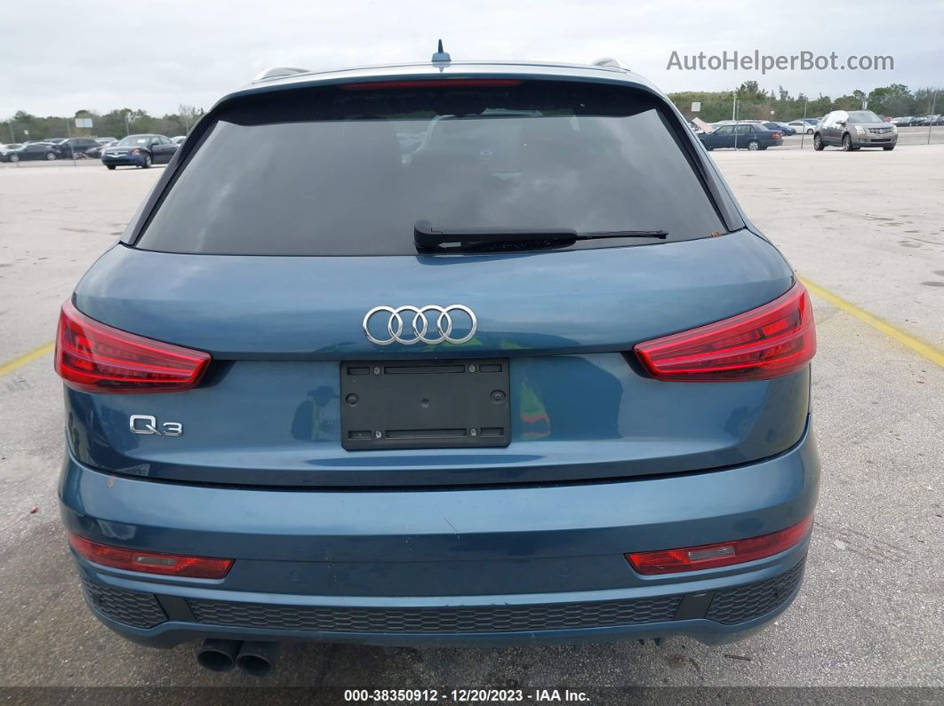 2018 Audi Q3 2.0t Premium/2.0t Sport Premium Blue vin: WA1BCCFSXJR028261