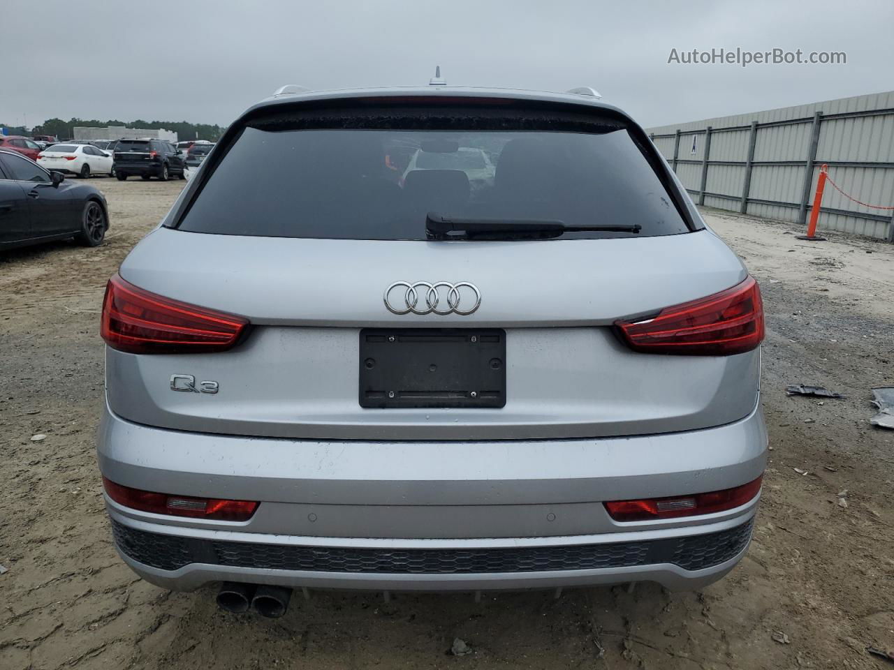 2018 Audi Q3 Premium Silver vin: WA1BCCFSXJR032102