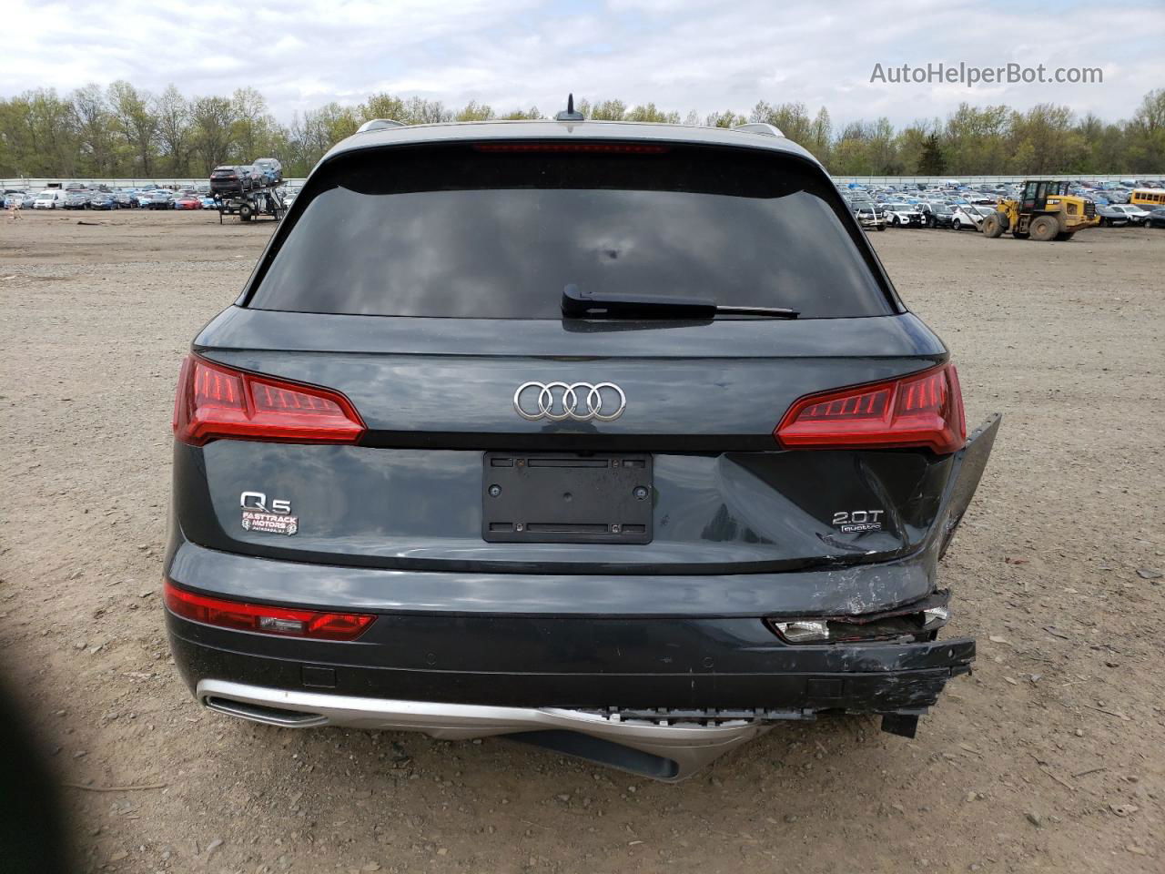 2018 Audi Q5 Premium Plus Серый vin: WA1BNAFY0J2024019