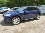 2018 Audi Q5 Premium Plus Blue vin: WA1BNAFY0J2026465