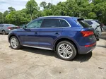 2018 Audi Q5 Premium Plus Blue vin: WA1BNAFY0J2026465