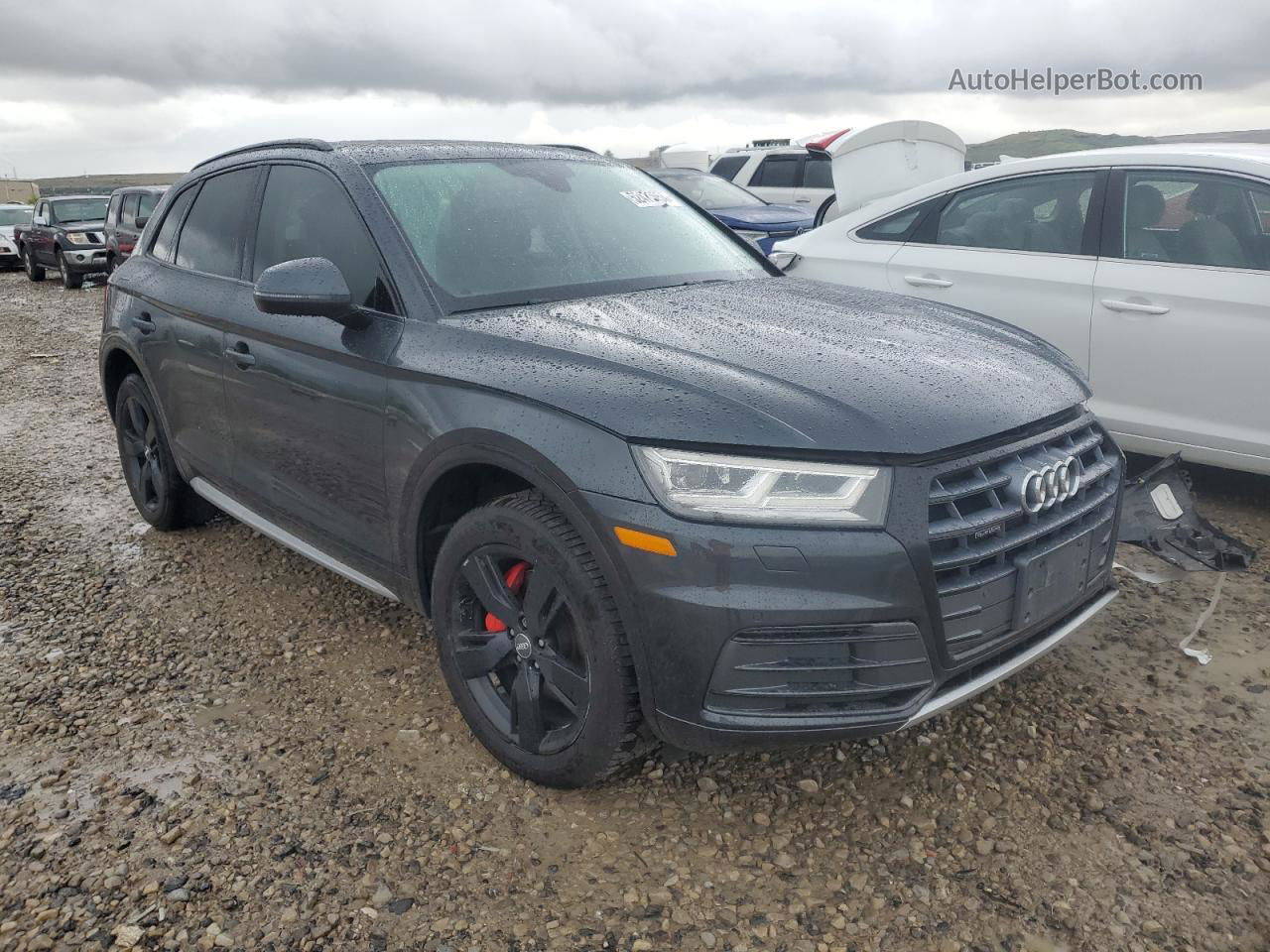 2018 Audi Q5 Premium Plus Серый vin: WA1BNAFY0J2041385