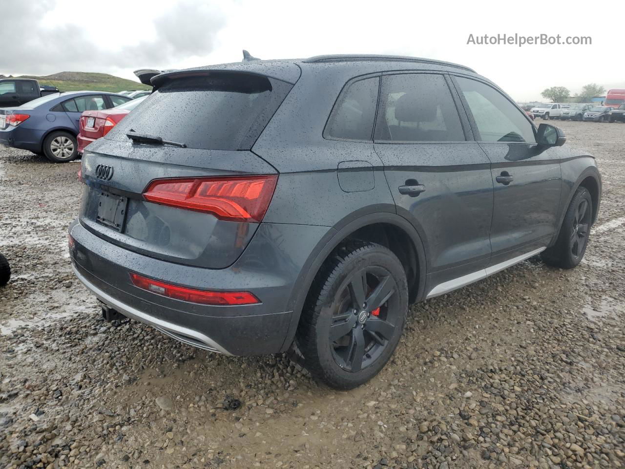 2018 Audi Q5 Premium Plus Серый vin: WA1BNAFY0J2041385