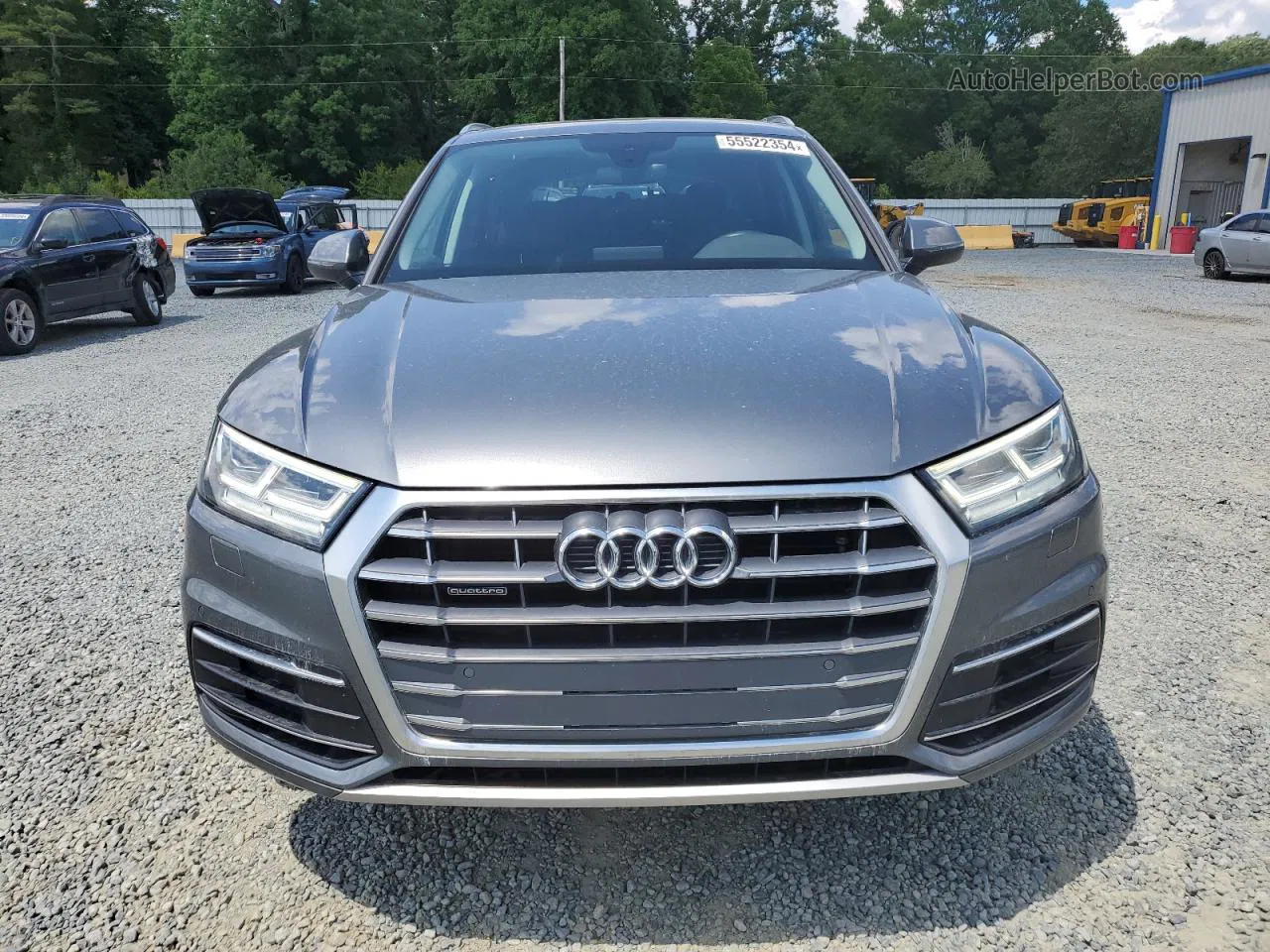 2018 Audi Q5 Premium Plus Gray vin: WA1BNAFY0J2138490