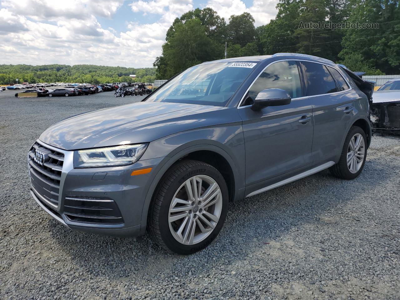 2018 Audi Q5 Premium Plus Gray vin: WA1BNAFY0J2138490