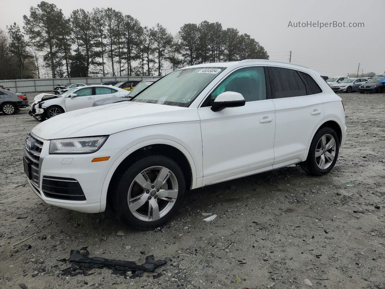 2018 Audi Q5 Premium Plus Белый vin: WA1BNAFY0J2221725