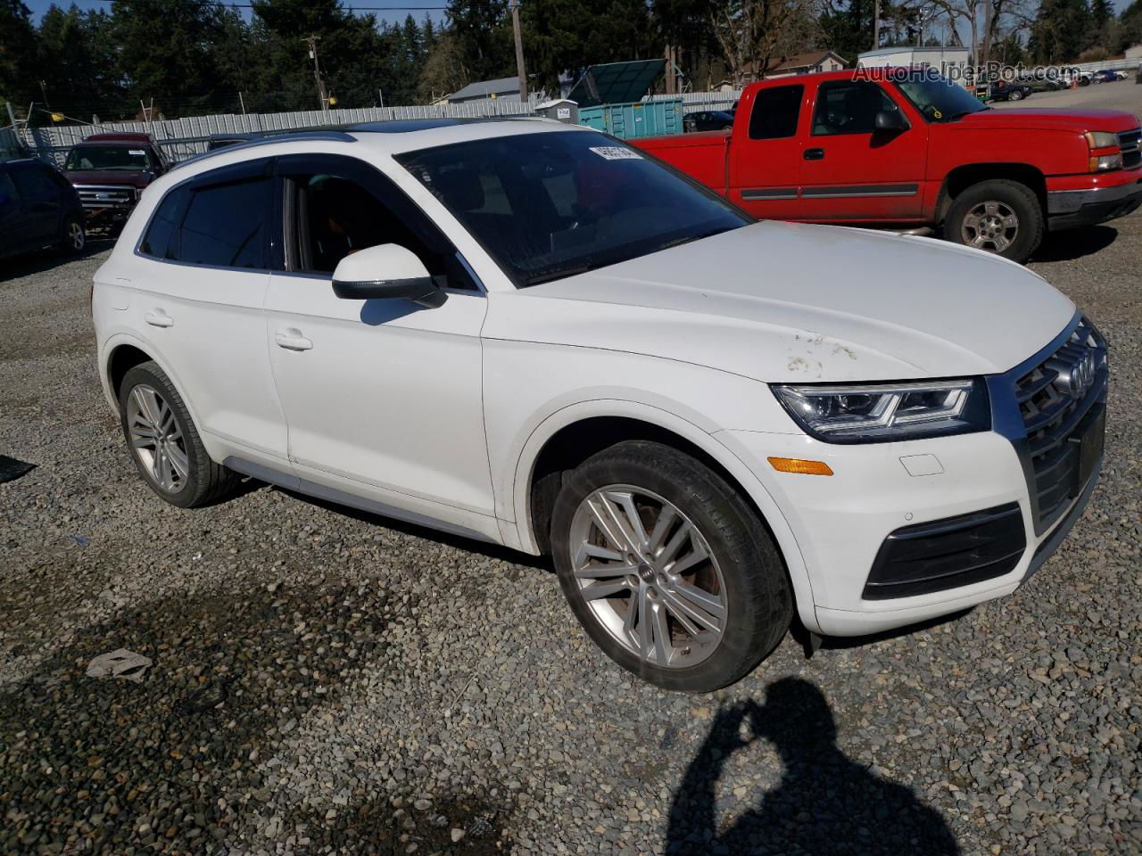 2018 Audi Q5 Premium Plus White vin: WA1BNAFY0J2233390