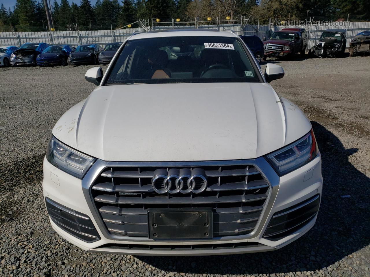 2018 Audi Q5 Premium Plus White vin: WA1BNAFY0J2233390