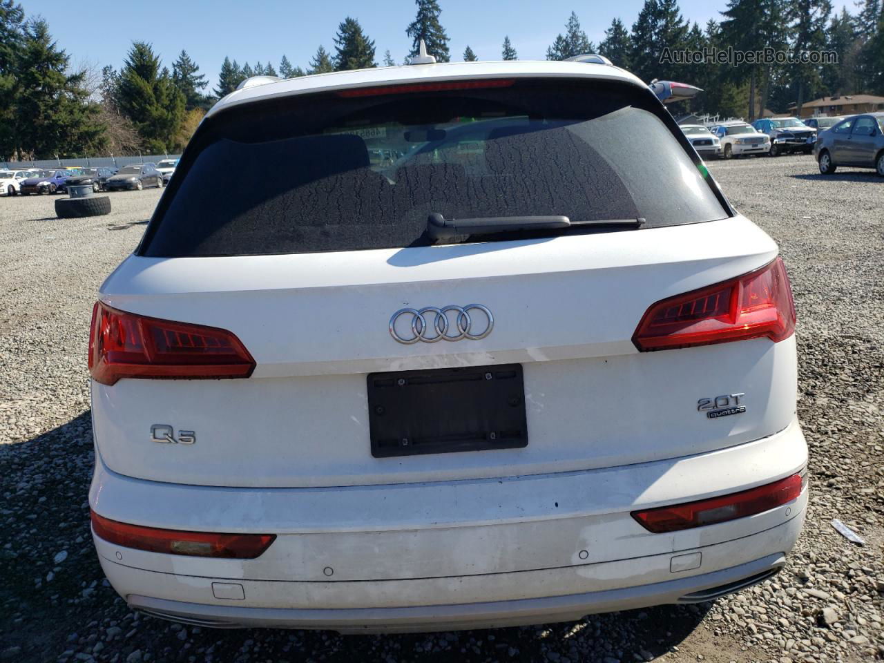 2018 Audi Q5 Premium Plus White vin: WA1BNAFY0J2233390