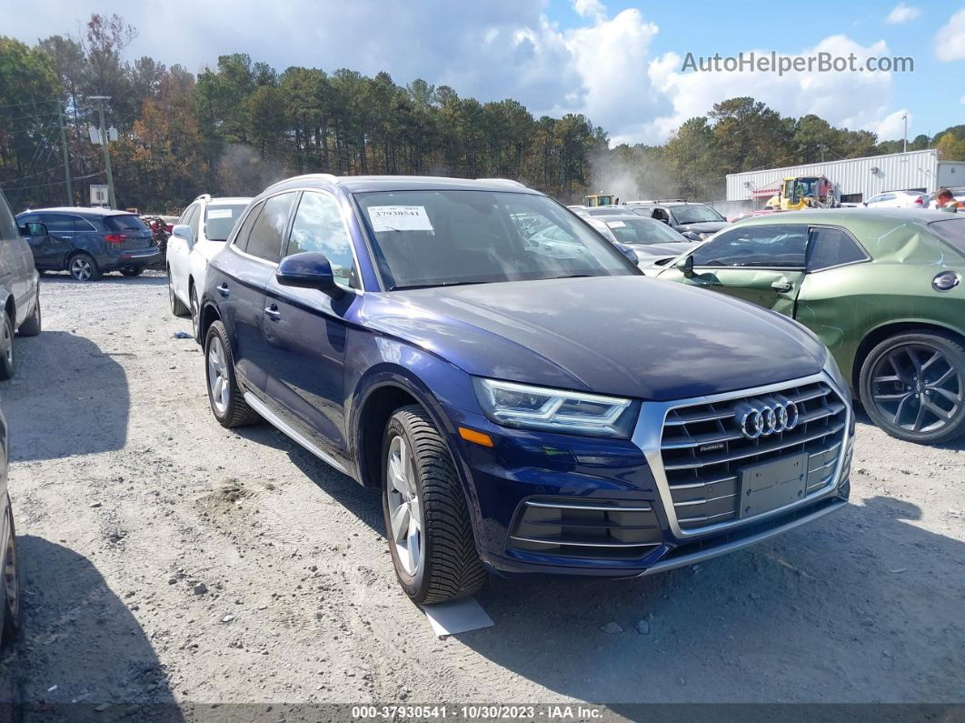 2018 Audi Q5 2.0t Tech Premium/2.0t Premium Blue vin: WA1BNAFY1J2002742