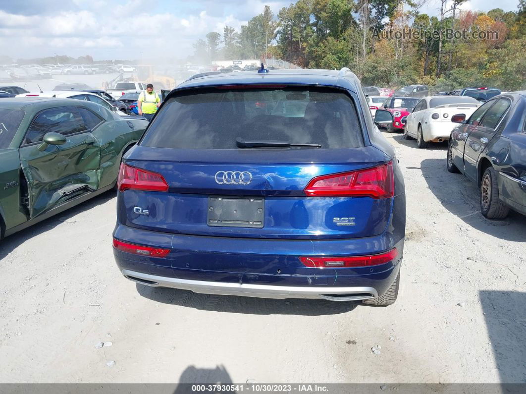 2018 Audi Q5 2.0t Tech Premium/2.0t Premium Blue vin: WA1BNAFY1J2002742