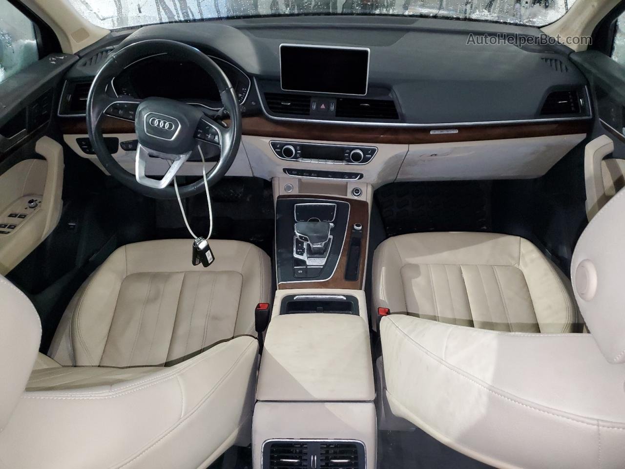 2018 Audi Q5 Premium Plus Синий vin: WA1BNAFY1J2004698