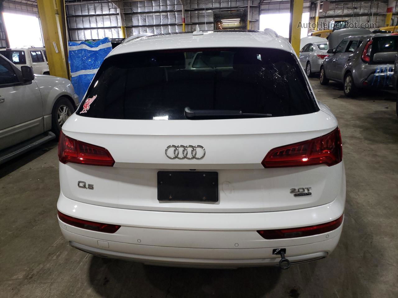 2018 Audi Q5 Premium Plus White vin: WA1BNAFY1J2011800