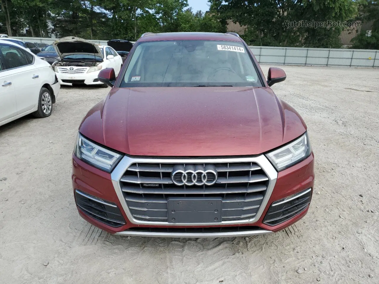 2018 Audi Q5 Premium Plus Red vin: WA1BNAFY1J2014339