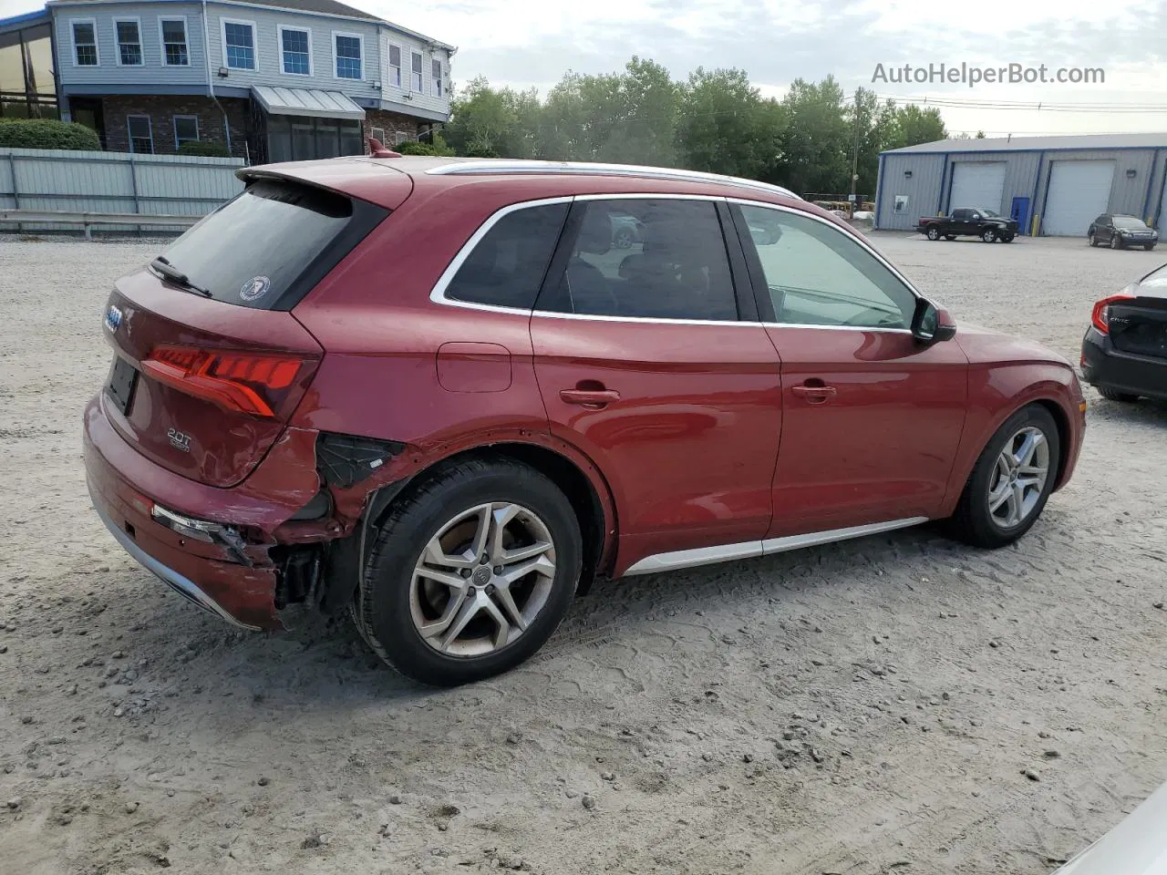 2018 Audi Q5 Premium Plus Red vin: WA1BNAFY1J2014339