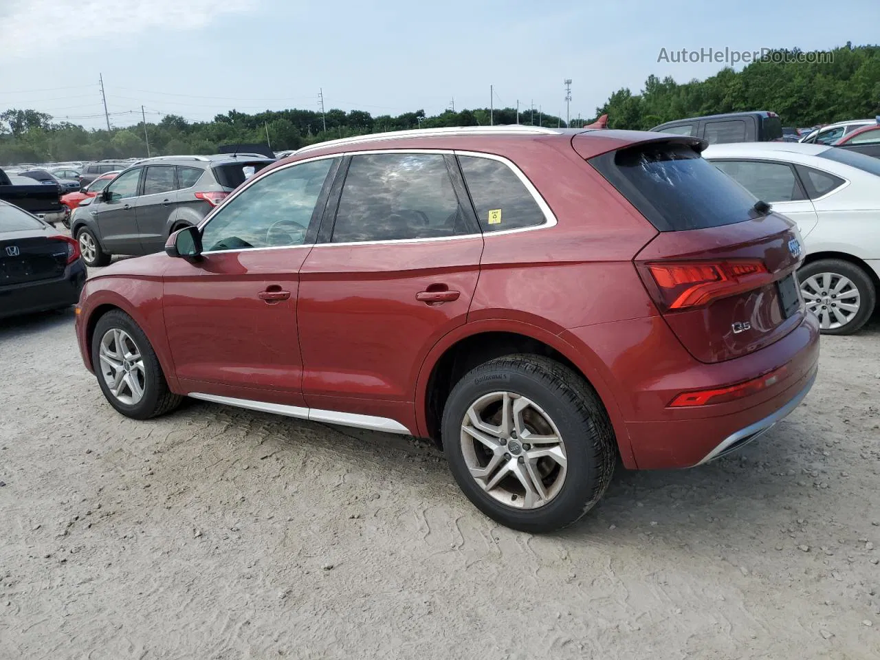 2018 Audi Q5 Premium Plus Red vin: WA1BNAFY1J2014339