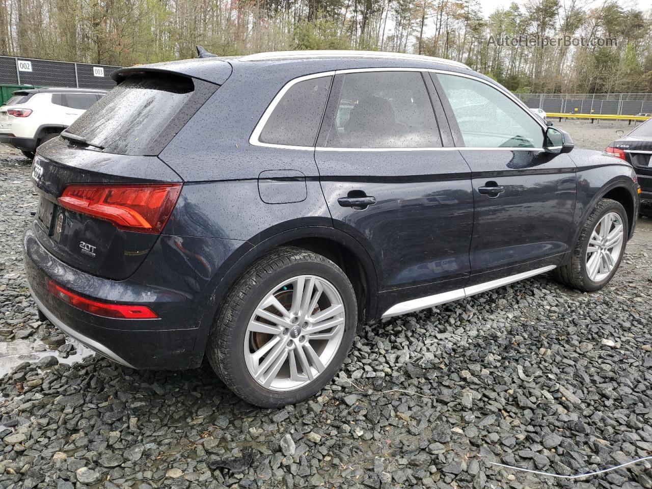 2018 Audi Q5 Premium Plus Blue vin: WA1BNAFY1J2058874