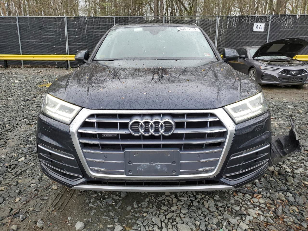 2018 Audi Q5 Premium Plus Blue vin: WA1BNAFY1J2058874