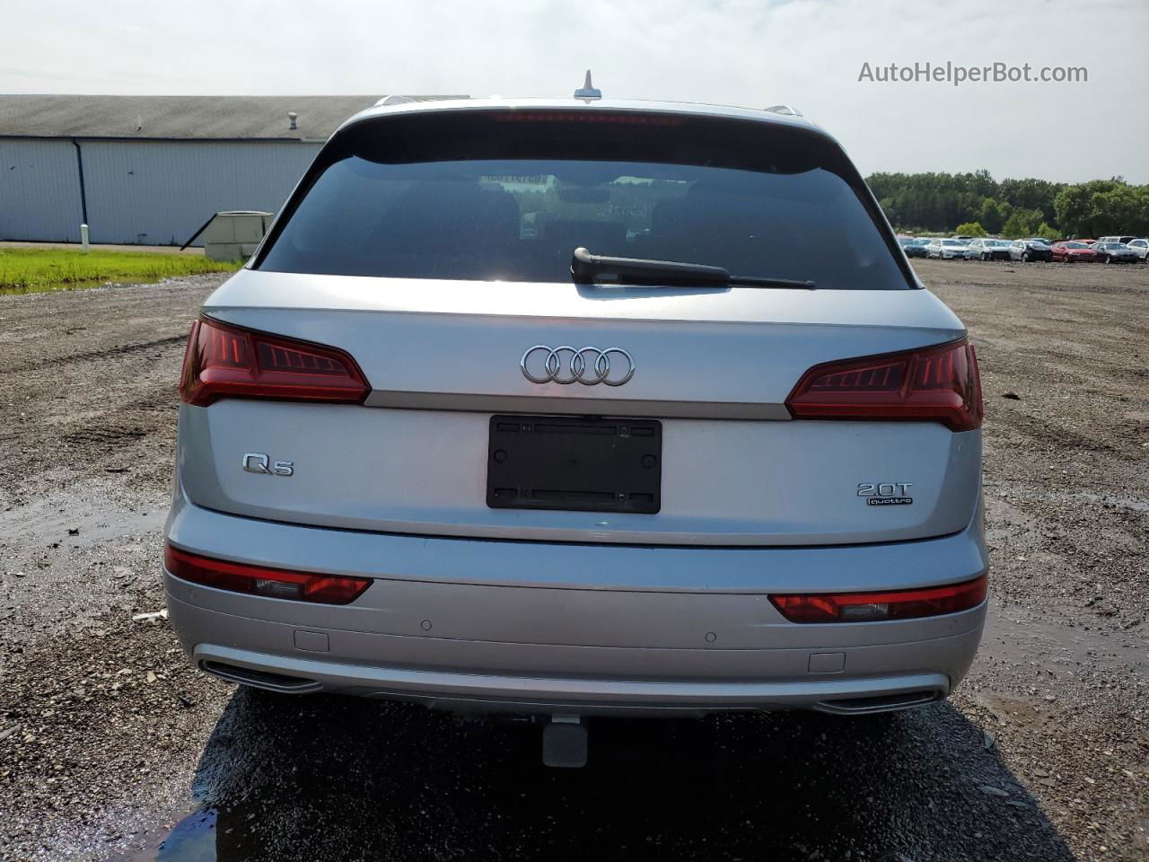 2018 Audi Q5 Premium Plus Silver vin: WA1BNAFY1J2082883