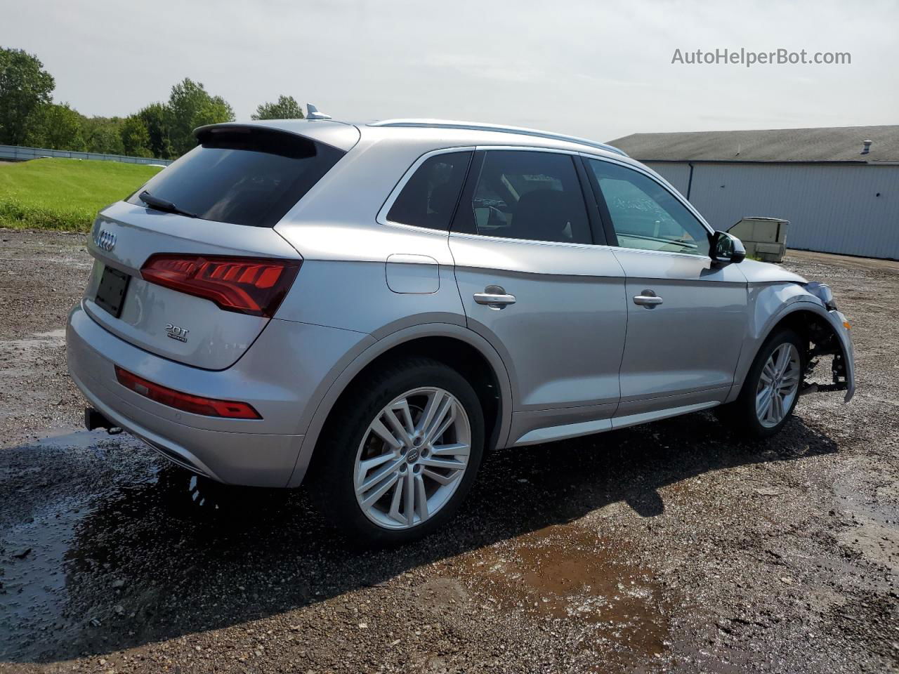 2018 Audi Q5 Premium Plus Silver vin: WA1BNAFY1J2082883