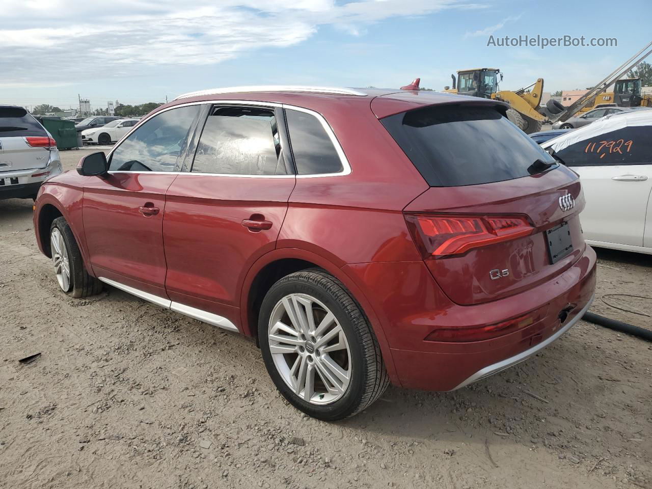 2018 Audi Q5 Premium Plus Red vin: WA1BNAFY1J2109371