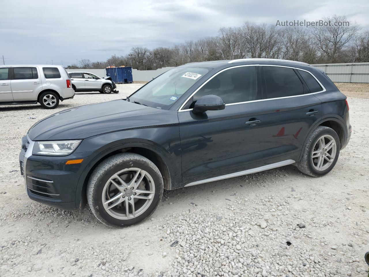 2018 Audi Q5 Premium Plus Gray vin: WA1BNAFY1J2137302