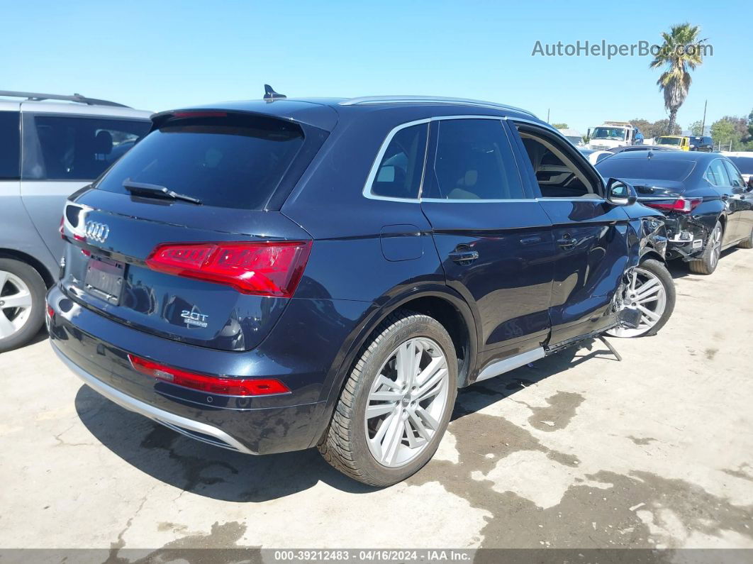 2018 Audi Q5 2.0t Premium/2.0t Tech Premium Черный vin: WA1BNAFY1J2148834