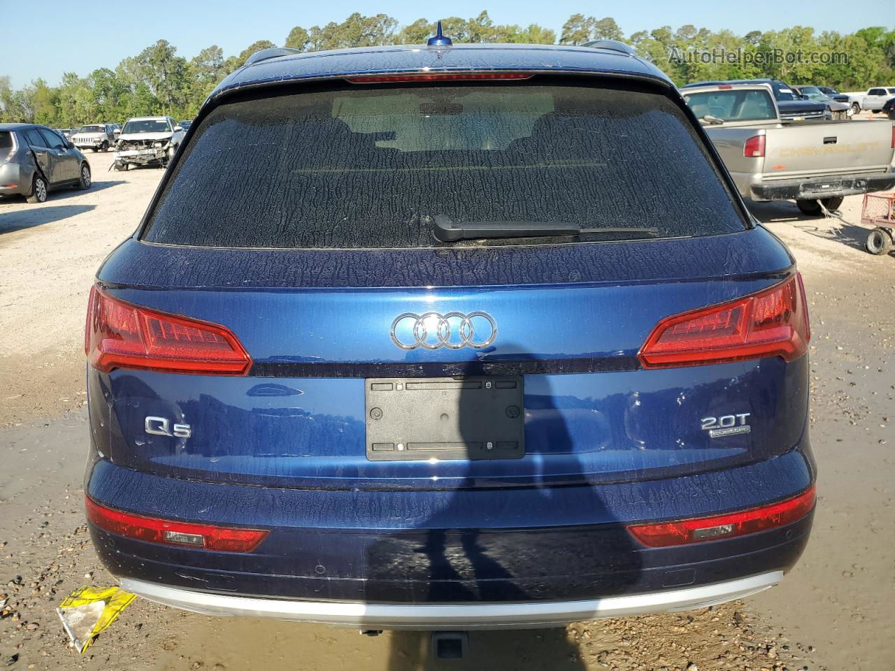 2018 Audi Q5 Premium Plus Blue vin: WA1BNAFY2J2004743