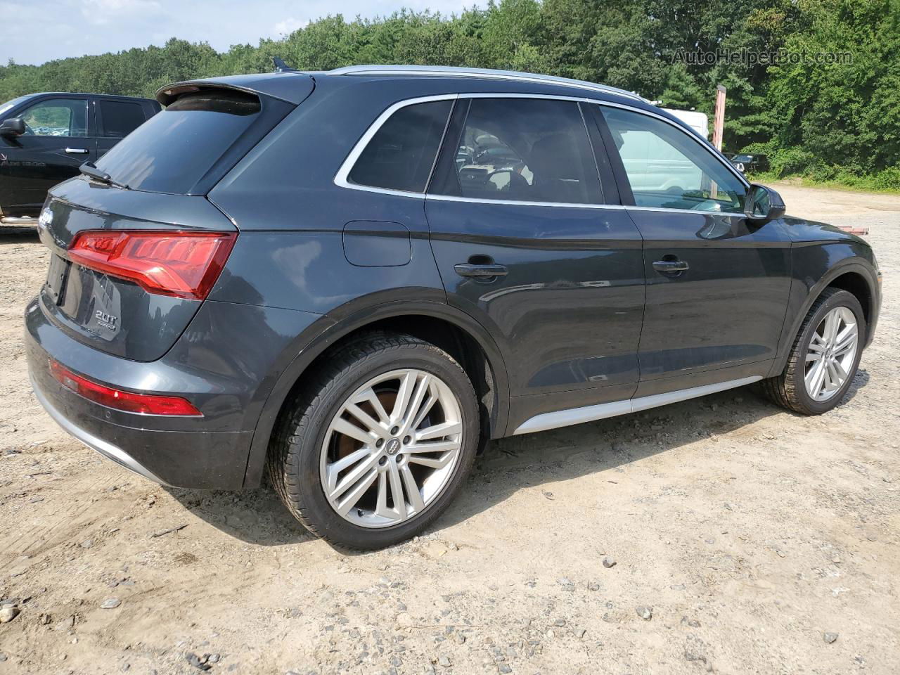 2018 Audi Q5 Premium Plus Серый vin: WA1BNAFY2J2007321