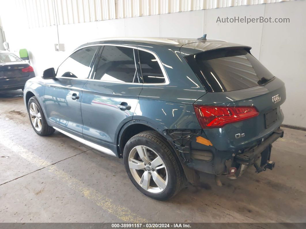 2018 Audi Q5 2.0t Premium/2.0t Tech Premium Синий vin: WA1BNAFY2J2011353