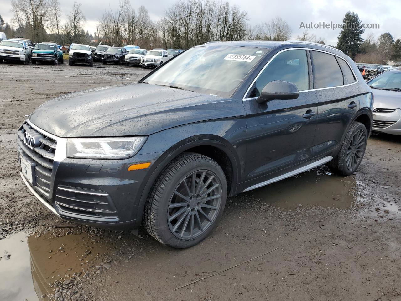 2018 Audi Q5 Premium Plus Charcoal vin: WA1BNAFY2J2024040