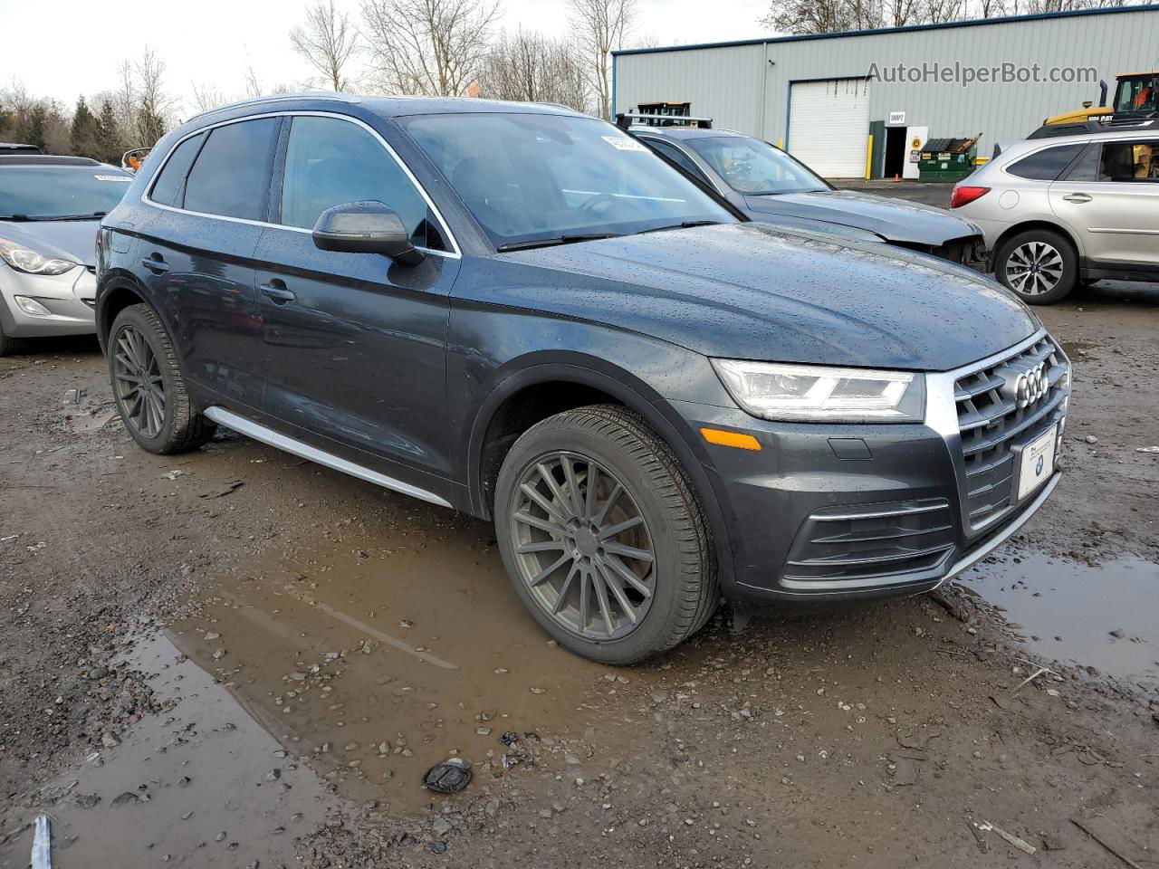 2018 Audi Q5 Premium Plus Charcoal vin: WA1BNAFY2J2024040