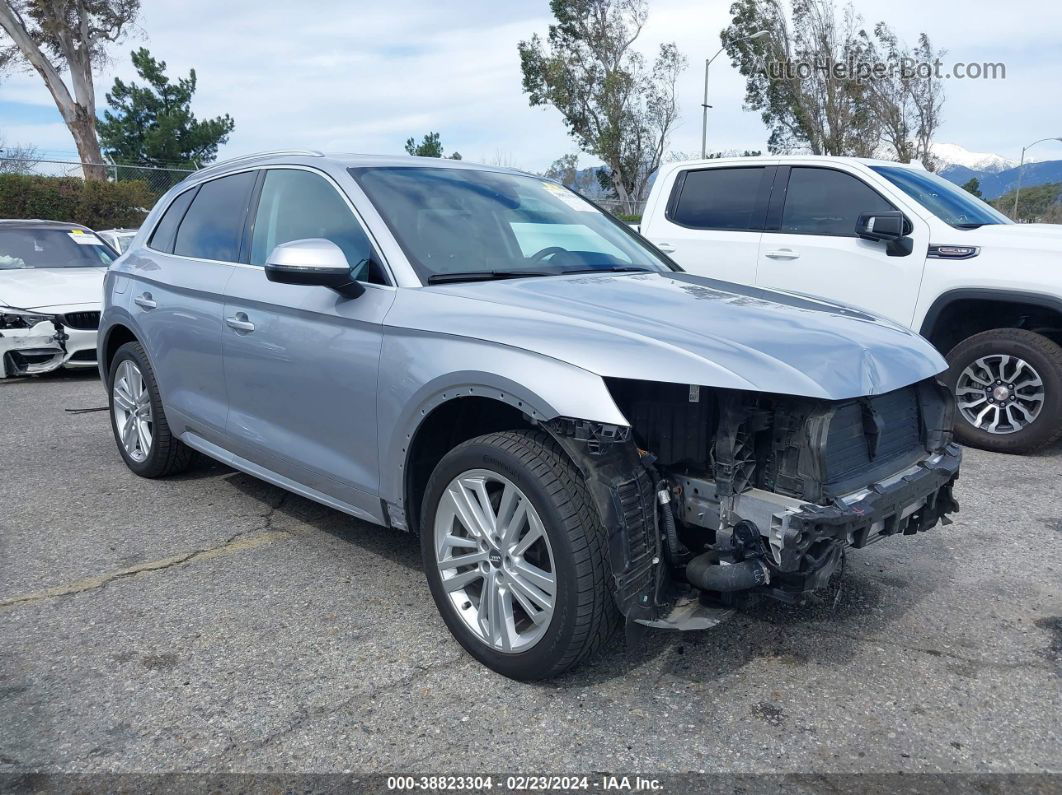 2018 Audi Q5 2.0t Premium/2.0t Tech Premium Silver vin: WA1BNAFY2J2050430