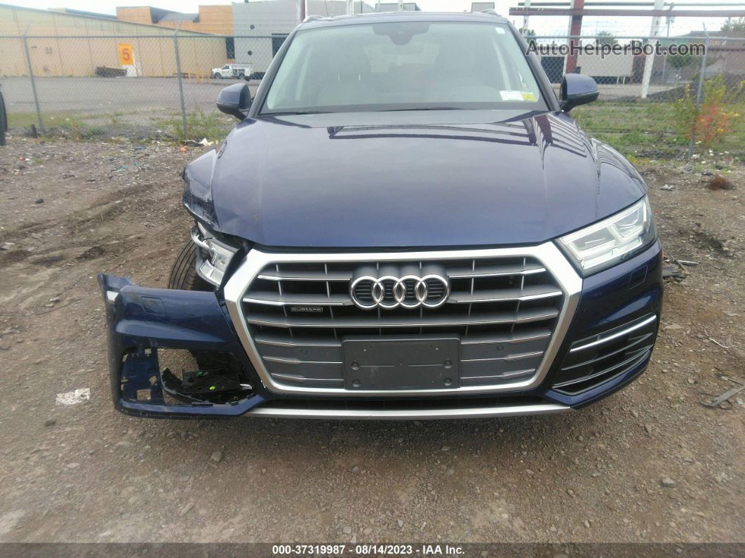 2018 Audi Q5 Premium Plus Blue vin: WA1BNAFY2J2053070