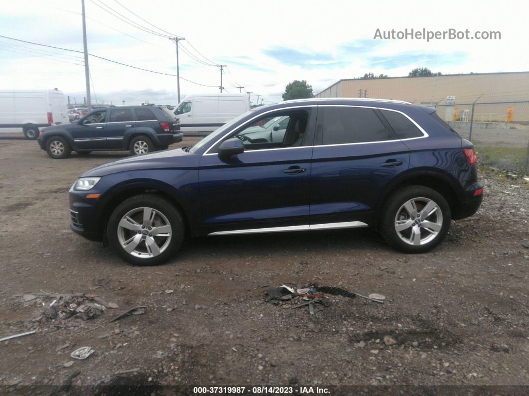 2018 Audi Q5 Premium Plus Blue vin: WA1BNAFY2J2053070