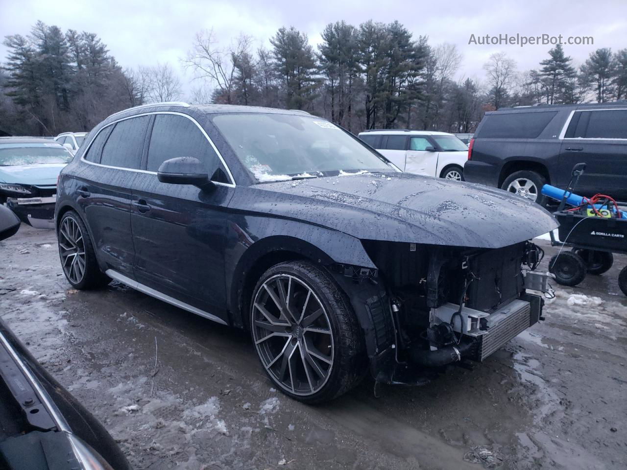 2018 Audi Q5 Premium Plus Угольный vin: WA1BNAFY2J2090216