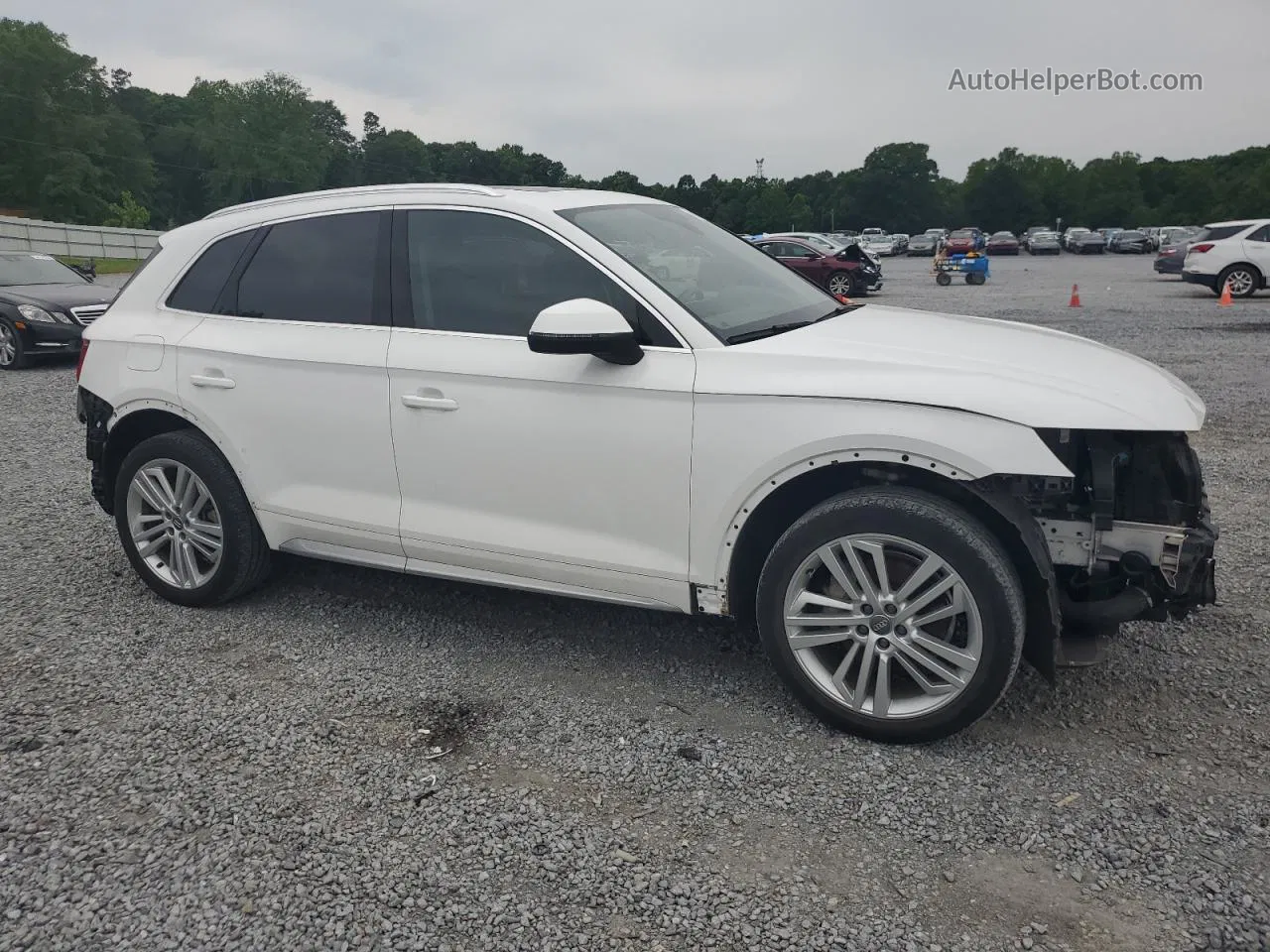 2018 Audi Q5 Premium Plus White vin: WA1BNAFY2J2116815